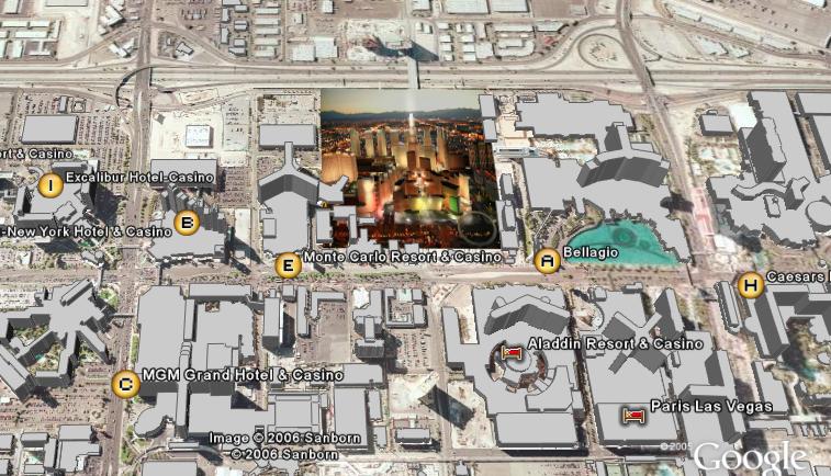 LV City Center Map